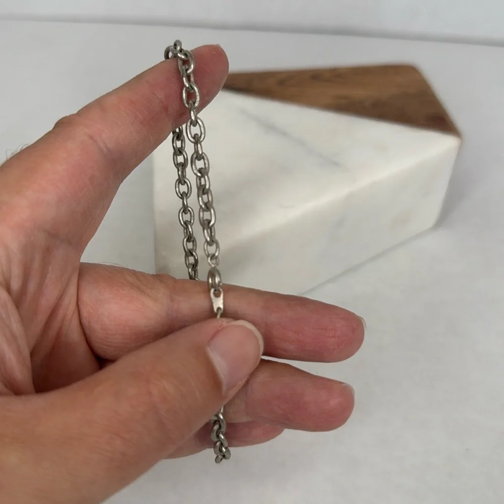 Vintage Silver Chain Bracelet lot C11